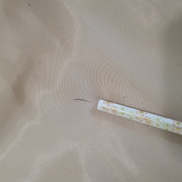 Vintage 90s Y2K Betsy & Adam Dress Size 8 Satin Halter Prom Fishtail Champagne - Picture 10 of 13